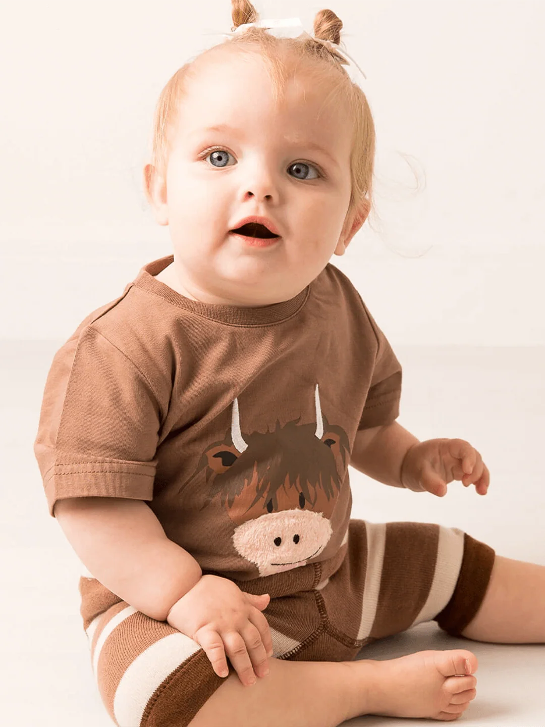Neutral Highland Cow Tee - Image 6
