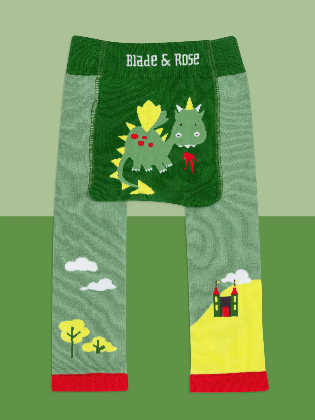 Teddy the Dragon Leggings (0-6 Months) - Image 7